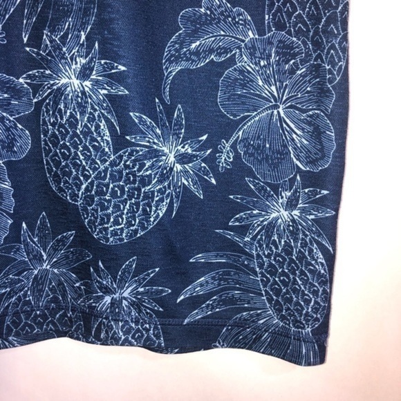 Tasso Elba Island Pacific Blue Tropical Short Sleeve T Shirt Size Large - Picture 3 of 11